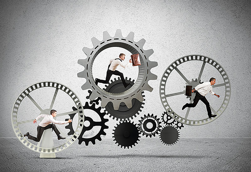 Laufen im Hamsterrad – Arbeitsstress und Druck im Job